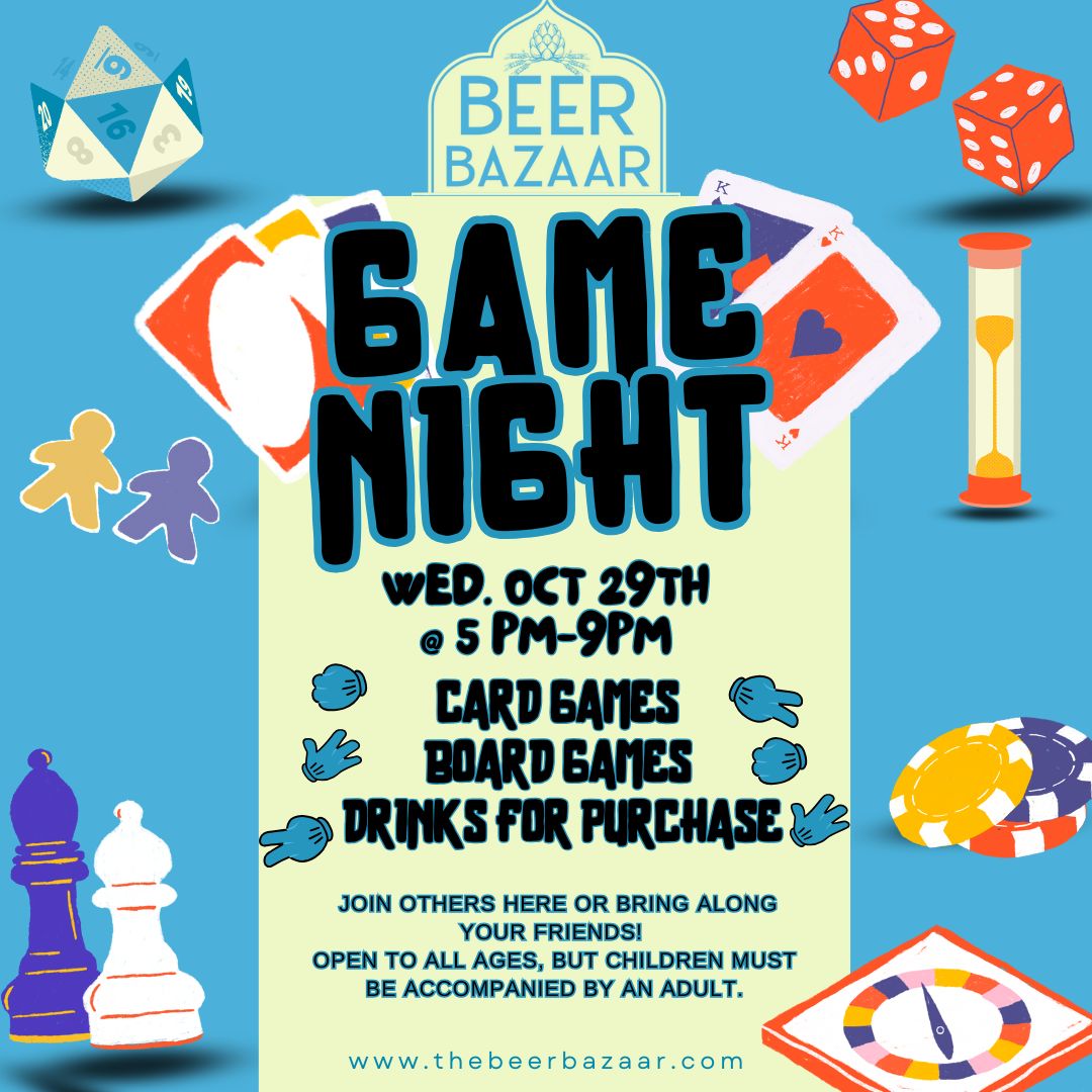 (Table Top) Game Night Beer Bazaar